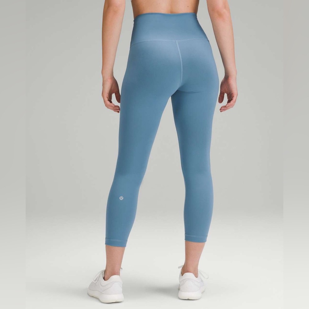 lululemon athletica Blue High-Waisted Everluxe Leggings